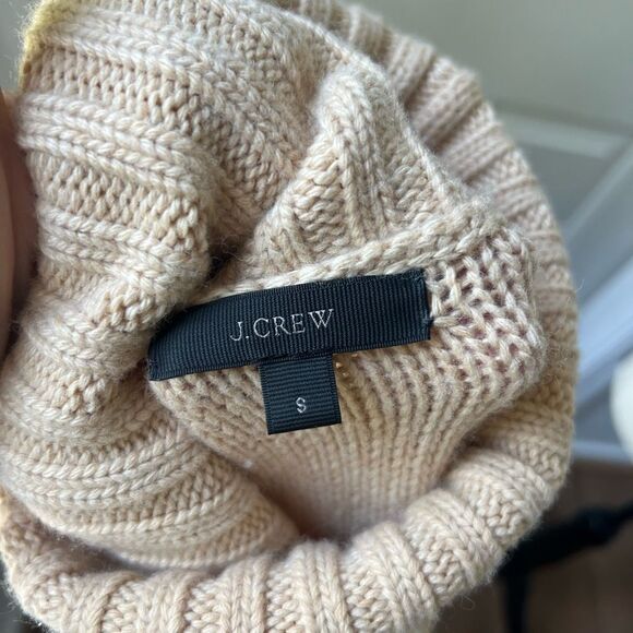 J Crew Wool Blend Cableknit Turtleneck Sweater Small - Picture 4 of 5